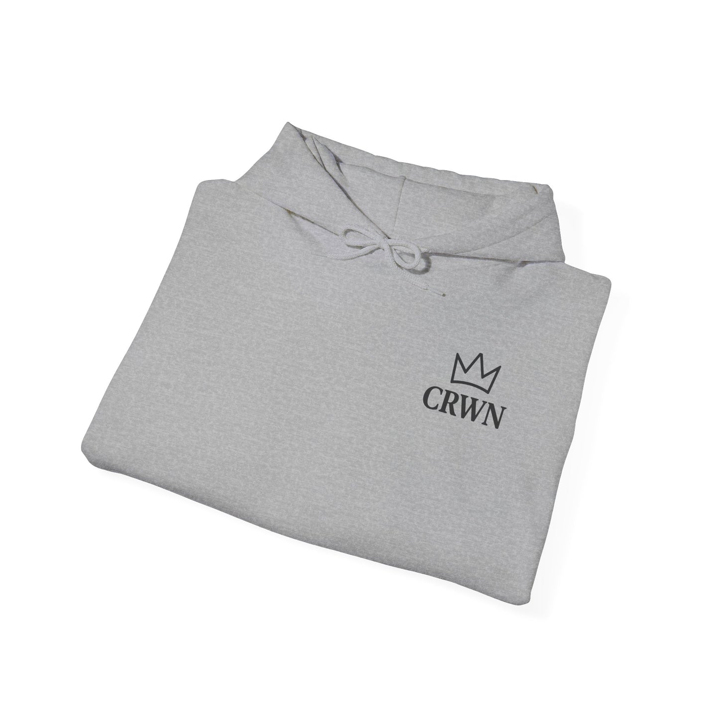 CRWN sand and grey hoodie